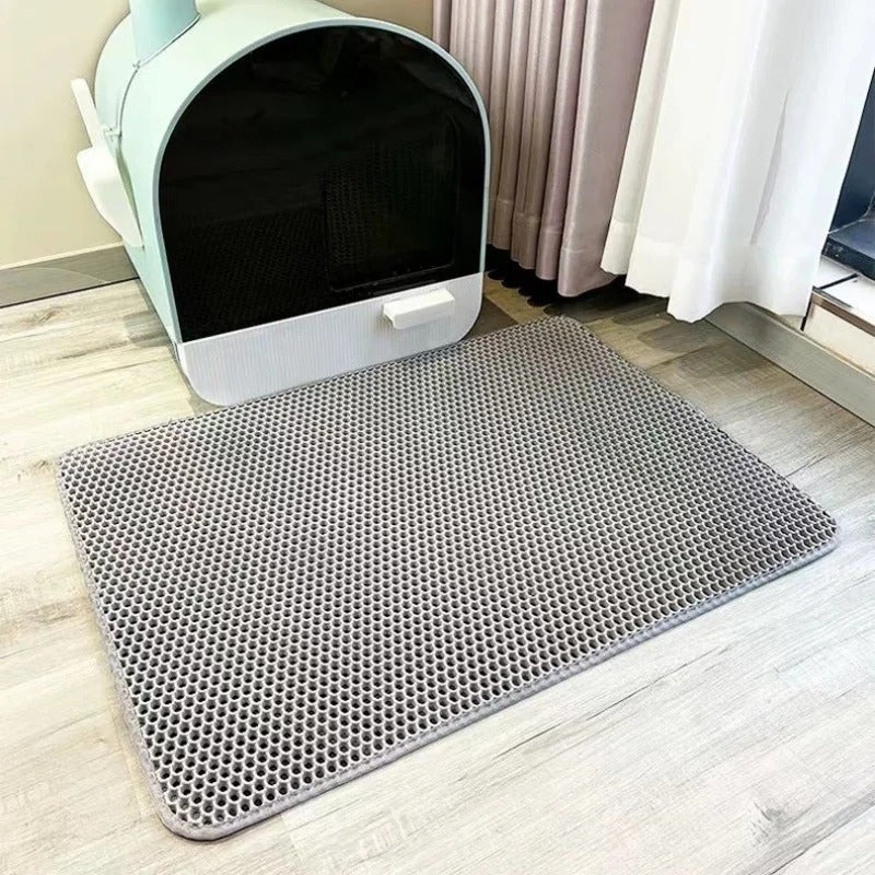 Alfombra Impermeable para Arena de Gatos