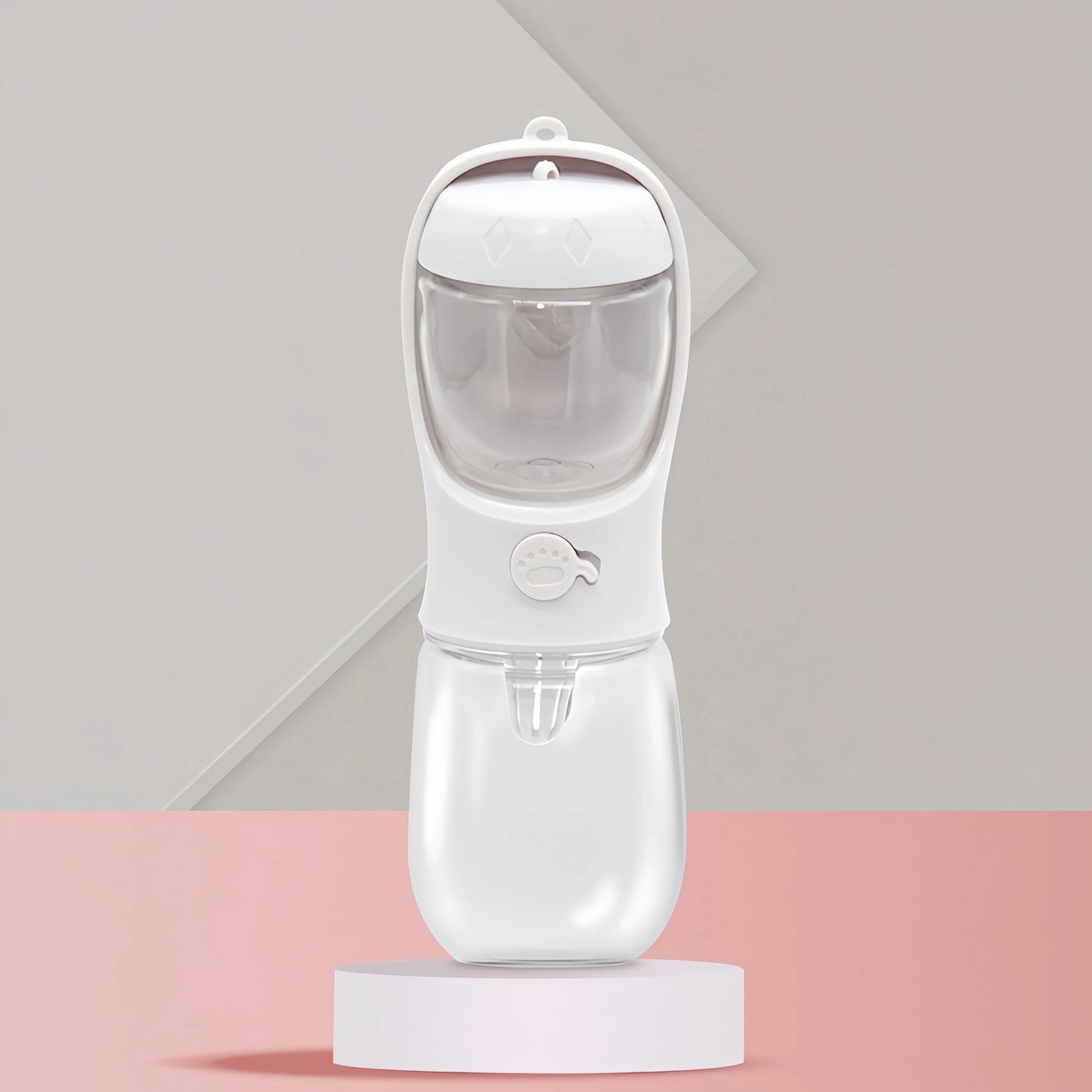 Pet Water Cup Bottle With Food Dispenser