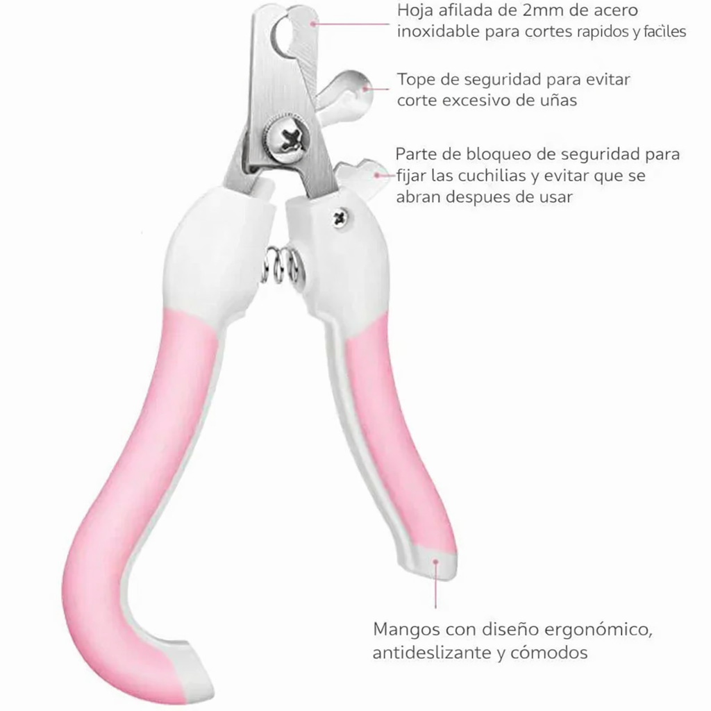 Cortauñas Profesional Ergonómico para Mascotas