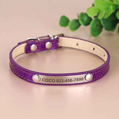 Anti-lost Cat ID Collar Personalized