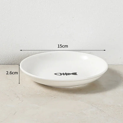 Ceramic Raised Pet Bowl