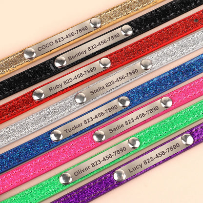 Anti-lost Cat ID Collar Personalized
