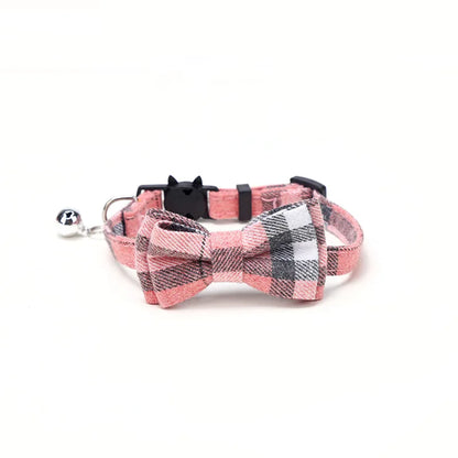 Collar de seguridad para gatos con lazo y cascabel